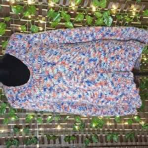 Lou & Grey for Loft colorful Chunky Knit Sweater
